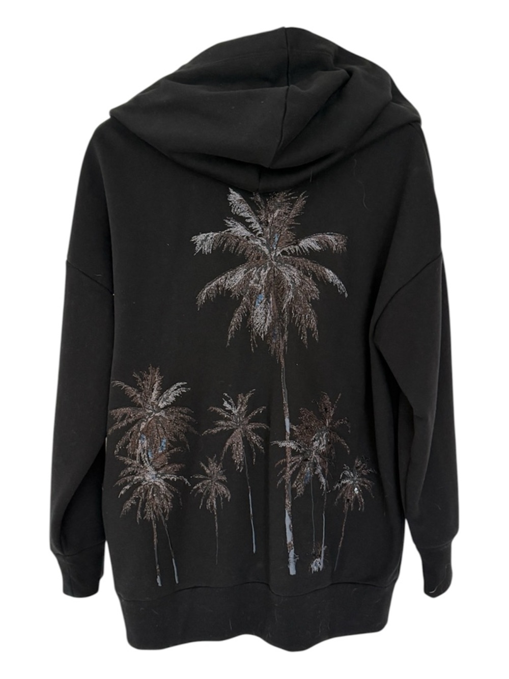 N°21 Black Chic & Sporty Zip-Up Hoodie with Pockets